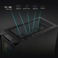 thumbnail image 2 of YEYIAN Gaming PC. Intel Core i5 14400F, Nvidia RTX 5060 8GB GDDR7, 2TB NVMe, 32GB DDR5, 650W 80+ Gold. Model YPI-VA44F0C-5603U, 2 of 7