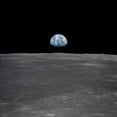 thumbnail image 3 of NASA 12x12 Black Modern Framed Museum Art Print Titled - Earthrise, 3 of 5