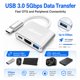 thumbnail image 5 of Adaptador USB-C a HDMI AKWOR 4K con PD de 100 W y hub USB 3.0, 5 of 7