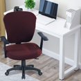 thumbnail image 2 of Funda para silla de oficina, 2 piezas, elástica, para ordenador, oficina, universal, para asiento de silla, fundas elásticas para silla giratoria, fundas protectoras lavables de licra para, 2 of 7