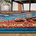 thumbnail image 4 of SAFAVIEH Vintage Hamadan Nora Oriental Area Rug, Blue/Black, 5'3" x 7'6", 4 of 8