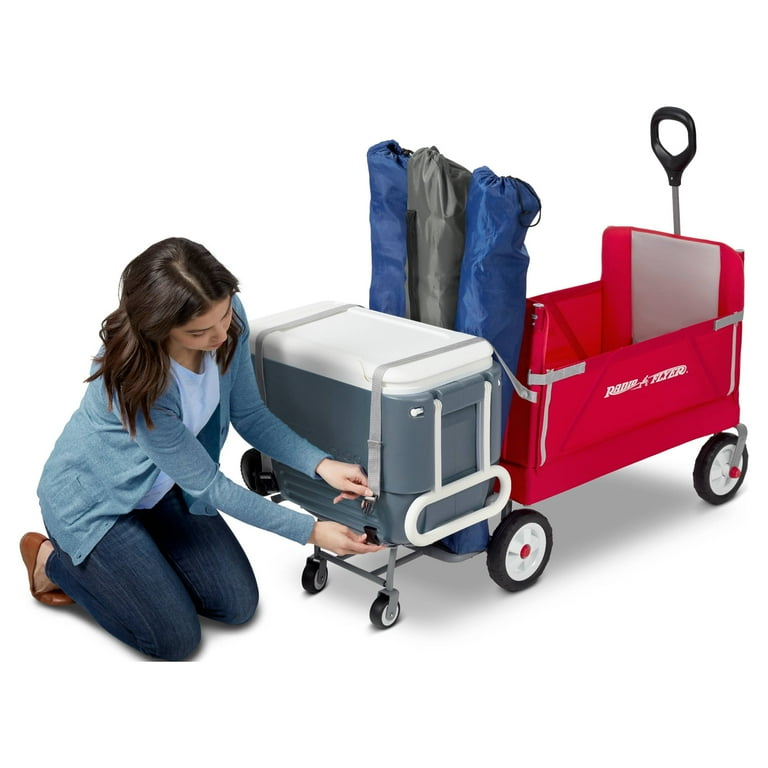 Radio Flyer, 3-in-1 Tailgater Wagon with UV Canopy, Folding Radio Flyer, 3-in-1 Tailgater Wagon with UV Canopy, Folding