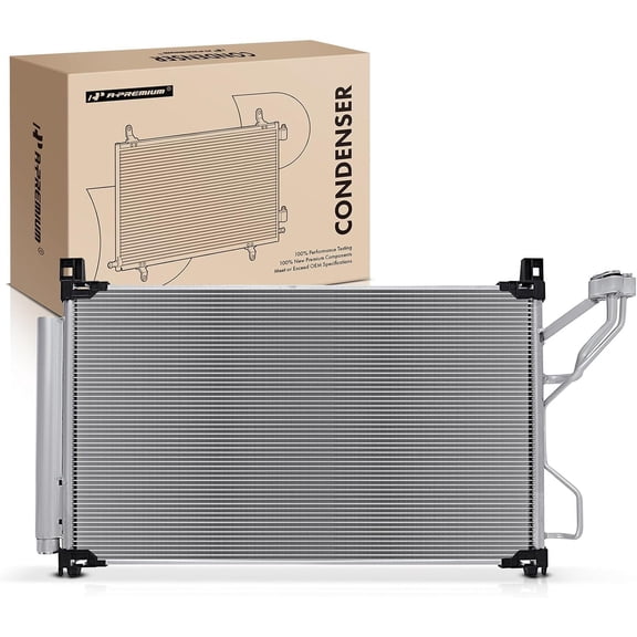 A-Premium Air Conditioning A/C Condenser Compatible with Hyundai Sonata 2015-2017 1.6L 2.4L, Replace# 4445, 97606C2000