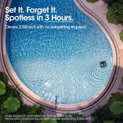 Upgrade Cordless Robotic Pool Cleaner – Wireless Battery Pool Cleaner with Sonar Navigation, Auto-Path Planning, Wall & Waterline Climbing, Tangle-Free Design for In-Ground / Above-Ground Pools
