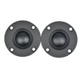thumbnail image 1 of 2Pcs 6Ω 30W Black Silk Film Soft Dome Tweeter Speaker Unit, 1 of 5