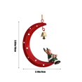 thumbnail image 4 of Ganfancp Iron Cute Mini Christmas Pendant Originalidad Christmas Pendant Home Decoration Supplies Árbol de Navidad Pequeño Colgante Christmas Party Decoration Pendant Ofertas Del Día Liquidación 1X A, 4 of 6