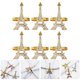thumbnail image 1 of MERRYHAPY 6Ud Para Servilletas Chics De Aleación Para Banquetes Y Reuniones Familiares, 1 of 7