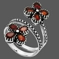 thumbnail image 2 of Hessonite Garnet - Madagascar 925 Sterling Silver Ring s.7.5 Jewelry R-1736 AGR1030_E_7.5, 2 of 6