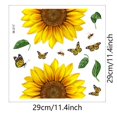 thumbnail image 2 of stickers Autocollants Tournesol Fleurs Papillon Toilettes Salle De Bain Dcoration Intrieure Stickers Autocollants Muraux, 2 of 5