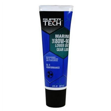 Supertech Marine 80w90 Gear Lub 8 Oz