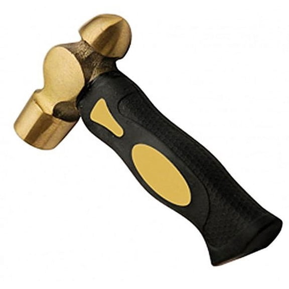 1 Lb Brass Hammer with Short Handle (Stubby)