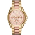 thumbnail image 1 of Reloj Cronógrafo Bradshaw MICHAEL KORS MK6359 para Mujer Acero Inoxidable 43mm Movimiento de Cuarzo Resistente al Agua Rosa Dorado Michael Kors MK6359, 1 of 2