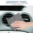 thumbnail image 6 of Double Layer Suede Car Towel Wash Drying Towels Cleaning Grey Gray Washcloths Microfiber Auto Super Absorbent, 6 of 6