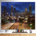 thumbnail image 2 of Design Art - Atlanta Skyline Twilight Blue Hour, 2 of 5