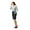 Woman, variant on Rushawy 1/64 Scale Miniature Figure Mini People Figures Sand Table Ornament Collectibles Man
