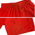 thumbnail image 7 of CPNG Boys Girls Summer Football Sports Outfits Short Sleeve Round Neck T-Shirt Shorts and Socks 3 Piece Set Kids Training Competition Set(Red,5-6 Years), 7 of 7