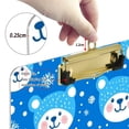thumbnail image 6 of FORMRS Acrylic Clipboard with Low Profile Clip Standard A4 Letter Size, 12.5" x 9", Blue Bears, 6 of 8