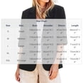 thumbnail image 2 of Vmvidoty 2026 Blazer for Women Business Casual Outfits Ruched 3/4 Sleeve Lapel Spring Dressy Suit Jackets Black S, 2 of 8