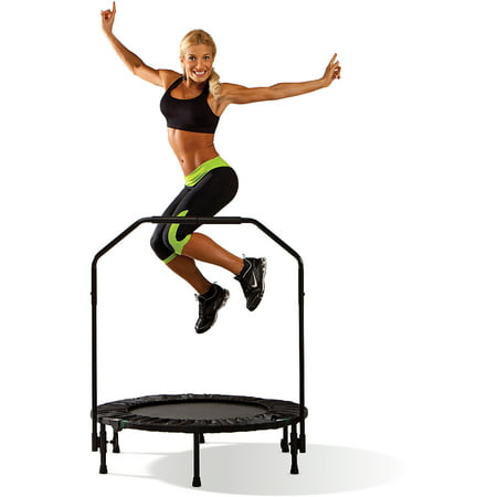 Marcy 40-Inch Trampoline Cardio Trainer, with Handrail,