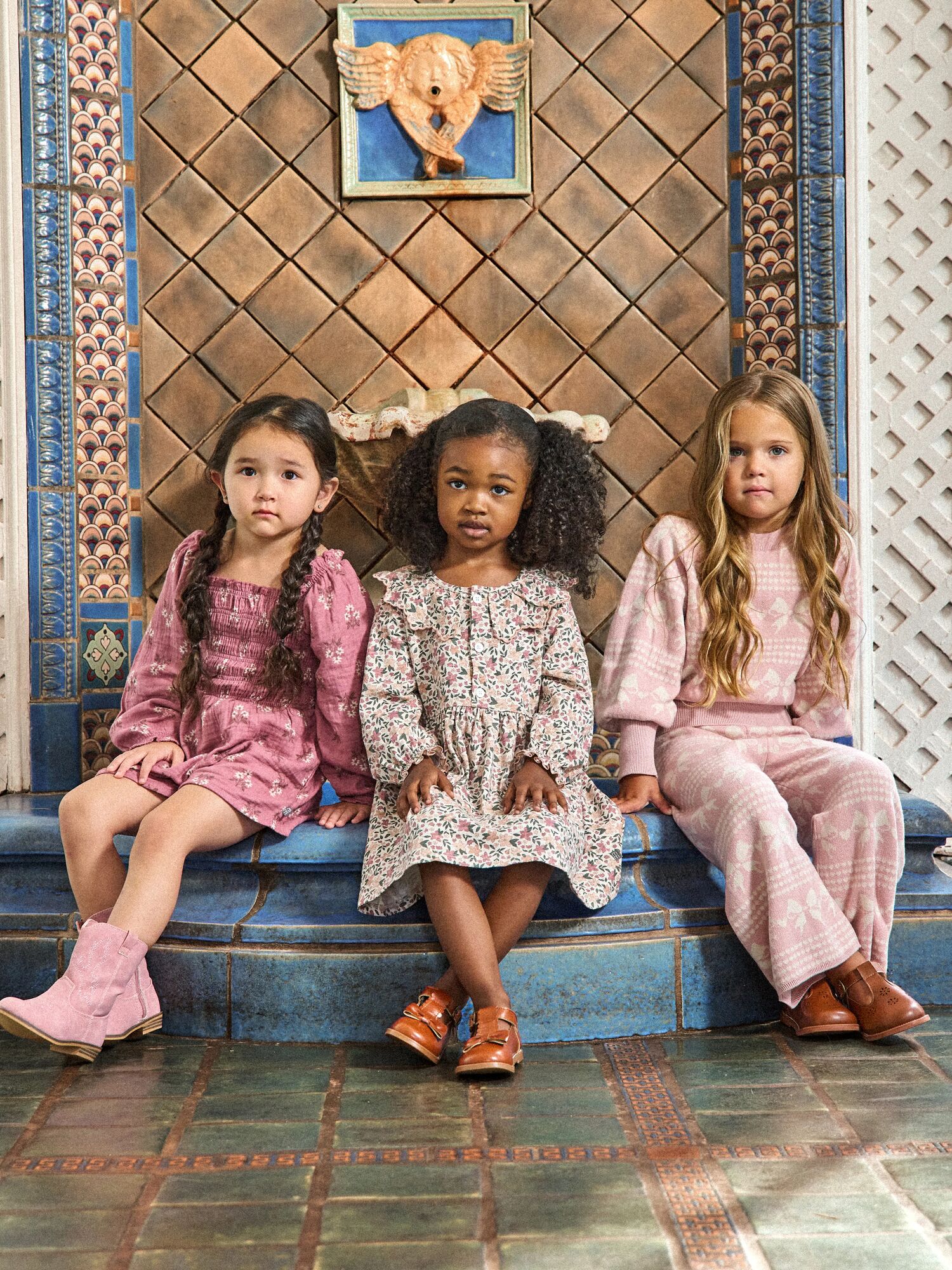 Modern Moments by Gerber Toddler Girl Jacquard Sweater Set photo 3