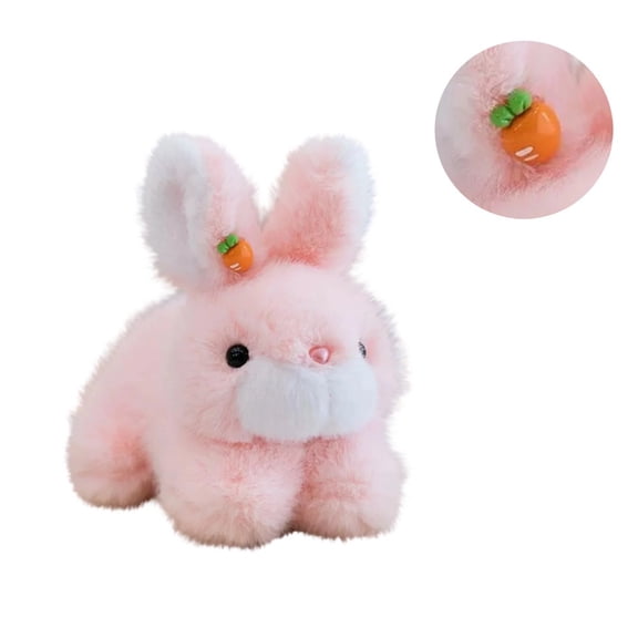 Bunny Stuffed Animal, Bunny Plush with Carrot, Easter Rabbit, Lovely Plush Doll, Awesome Easter Gifts for Festive Gatherings, Birthday Easter Christmas Bedtime Play Toy for Children