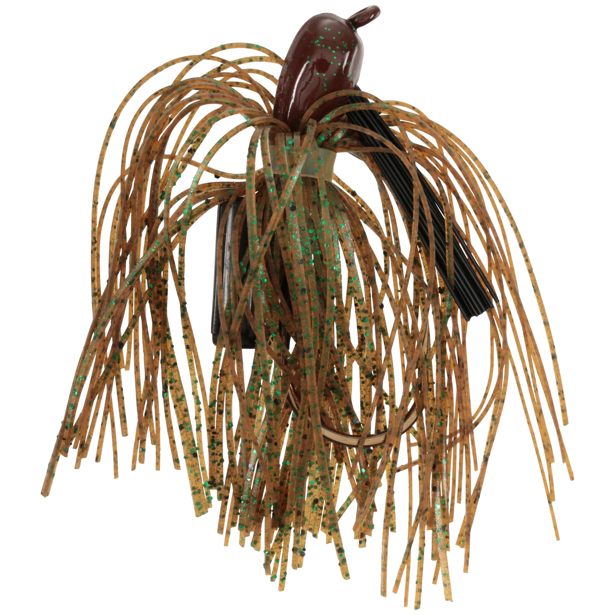 (2 pack) Strike King Pro-Model Jig 3/8oz Green Pumpkin Bass Jig