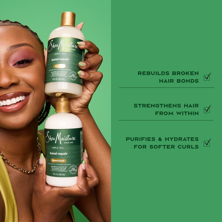 SheaMoisture Bond Repair Shampoo, 13 fl oz photo 3