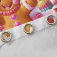 thumbnail image 2 of jejeloiu Christmaas Gingerbread Man Blackout Curtains Set of 2 (52x84 Each),Colorful Xmas Cabdy Window Curtains,Cartoon Dessert Curtains and Drapes For Girls Teens,Luxury Bedroom Decor, 2 of 6