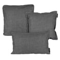 thumbnail image 1 of Set de 3 Cojines (1 Cuadrado + 1 Cuadrado Grande y 1 Rectangular) Belucci Steel Gris Oscuro, 1 of 7