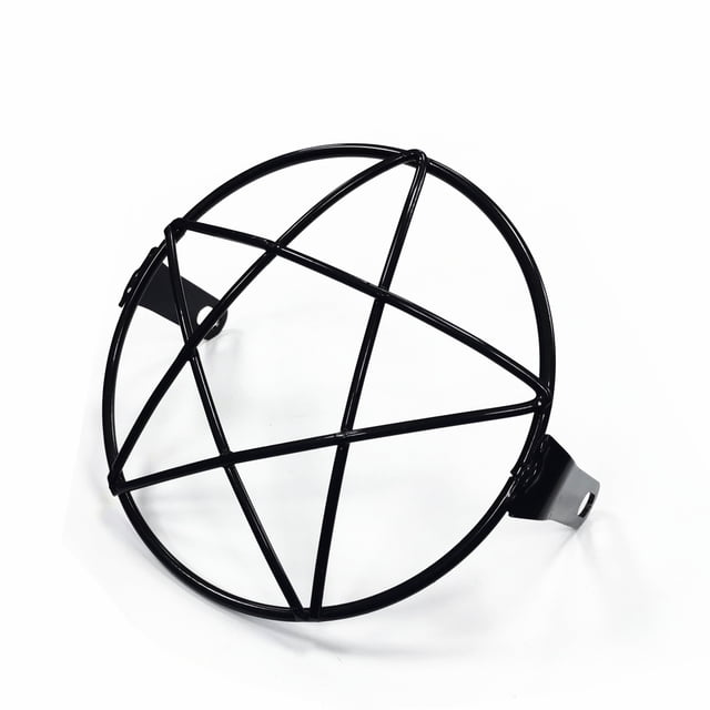 Cubierta protectora para faros delanteros de motocicleta, cubierta de red para pantalla de lámpara de rejilla modificada retro