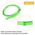 thumbnail image 4 of 8Pack Straw Glasses, Plastic Straw Eye Glasses, Round Novelty Drinking Eyeglasses Straws for Fun Parties, , Green, 4 of 6