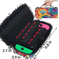 thumbnail image 3 of Herdesigns Tie Dye Carry Case Compatible with Nintendo Switch 2, with 20 Game Card Slots, Rainbow Portable Travel Carrying Case Pouch for Accessories & Games, 3 of 8
