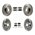 thumbnail image 1 of CMX Front Rear Disc Brake Rotors and Ceramic Pads Kit for Car Audi Q5 A4 Quattro A5 allroad K8C-101062, 1 of 11