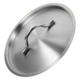 thumbnail image 2 of 1Pcs Pot Cover Stainless Steel Round Flat Design Sleek for Home Cooking and Restaurant Use, 2 of 8