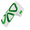 thumbnail image 1 of Funda protectora para palos de golf, funda para cabeza de palo, funda de madera con forma de trébol de cuatro hojas, funda semicircular recta, 1 of 6