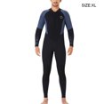 thumbnail image 2 of Traje de buceo Traje de buceo Mangas largas Pantalones largos Pareja Mantenga cálido Piel de buceo Traje de surf para snorkeling Natación en agua fría Gris XL 1.5mm Eigraketly OD003628-16, 2 of 7