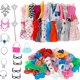 thumbnail image 3 of Ropa y accesorios Para muñecas Hugtrwg 32 piezas zapatos bolsos juguetes de vestir, 3 of 9
