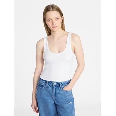 No Boundaries Cropped V-Neck Tank Top, Women’s XXS-XXL