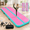 Pink-Mint Green-13ft*3.3ft*4in(4*1*0.1m), variant on Inflatable Gymnastics Mat Tumble Track With Air Pump Foring