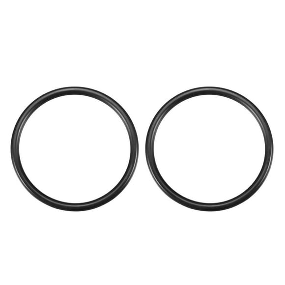 Unique Bargains Black 52mm External Diameter Rubber Oil Seal O Ring Gasket 2 Pcs
