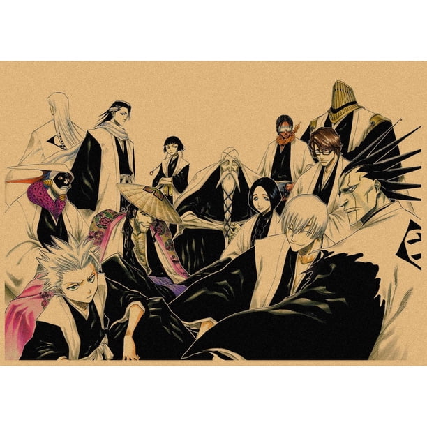 Póster para pared, pintura decorativa, lejías, estilo retro, anime