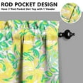 thumbnail image 5 of Rustic Floral Print Curtains 36 Inch Short - 3 Panel Vintage Country Set with Bohemian Wildflowers, Rod Pocket Window Treatment for Farmhouse Decor, 5 of 6