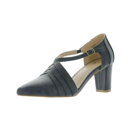 

Journee Collection Womens Sandra Ankle Strap Cut Out Pointed Toe Heels