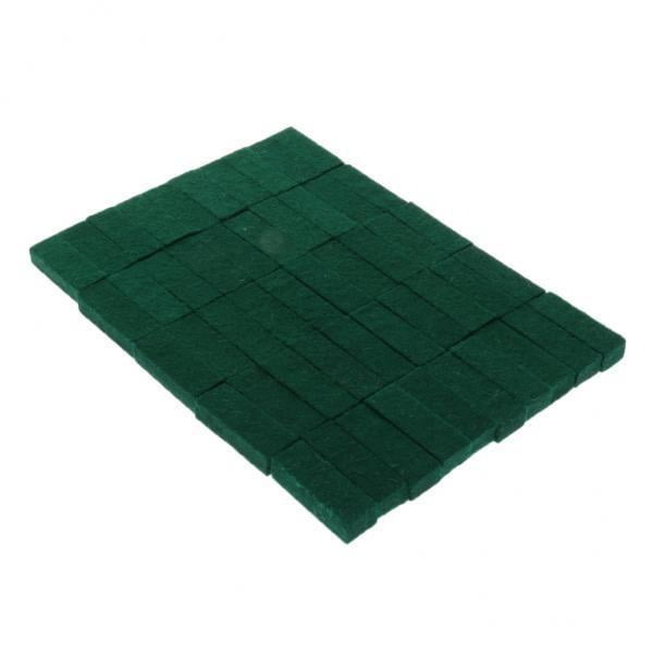 2x 50 Pedazos Vertical Amortiguador Fieltro Conjunto Cuandro para Profesionales Aprendiziaje Musical Hugo Set de fieltro de amortiguador de piano vertical