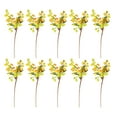 thumbnail image 2 of Injueey 10 Uds. De bayas artificiales realistas ABS para decoraciones navideñas, aspecto realista y duradero Decoración Amarillo 25cm, 2 of 6