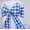 Blue-white, variant on AK-Trading - 6"x108" Gingham Polyester Chair Sashes Tie Bows Catering Outdoor Party Decorations - Pack of 6 - Blue/White