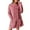 Pink, variant on Efsteb Womens Dresses Casual Fleece Sherpa Dress Round Neck Winter Warm Dresses Solid Color Loose Comfy Dress with Pockets (Pink,XL)
