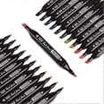thumbnail image 3 of Graphic Marker Pen, Funnasting Permanent Marker Pens 80 Colors Alcohol Sketch Marker Dual Tip Art Marker Set For Design, Drawing, Colouring, Highlight, 3 of 5