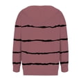 thumbnail image 4 of Pntutb moda mujer manga larga cremallera frente abierto suelta prendas de vestir exteriores blusa estampada abrigo Tops bolsillos blusa con capucha liquidación Pntutb Pntutb-6485, 4 of 5