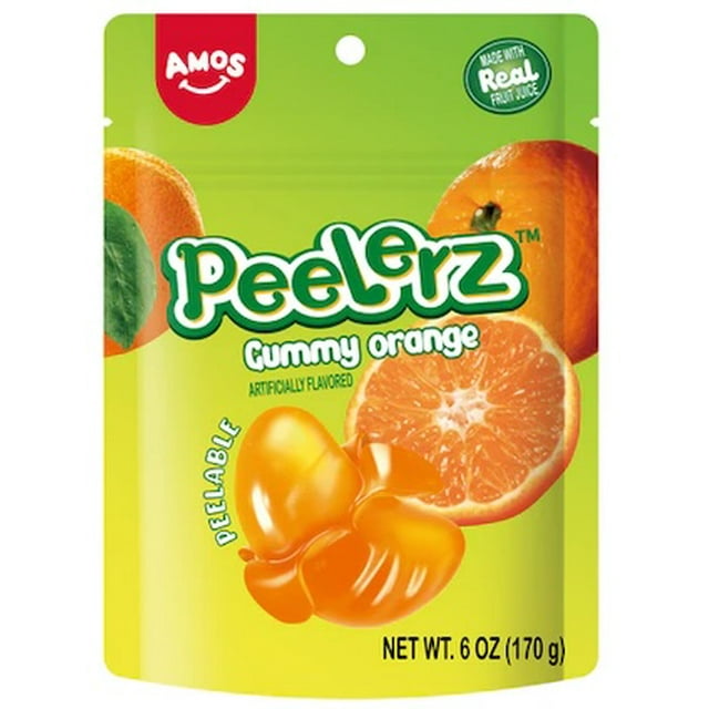 Amos Peelerz Peelable Gummy Orange 170g